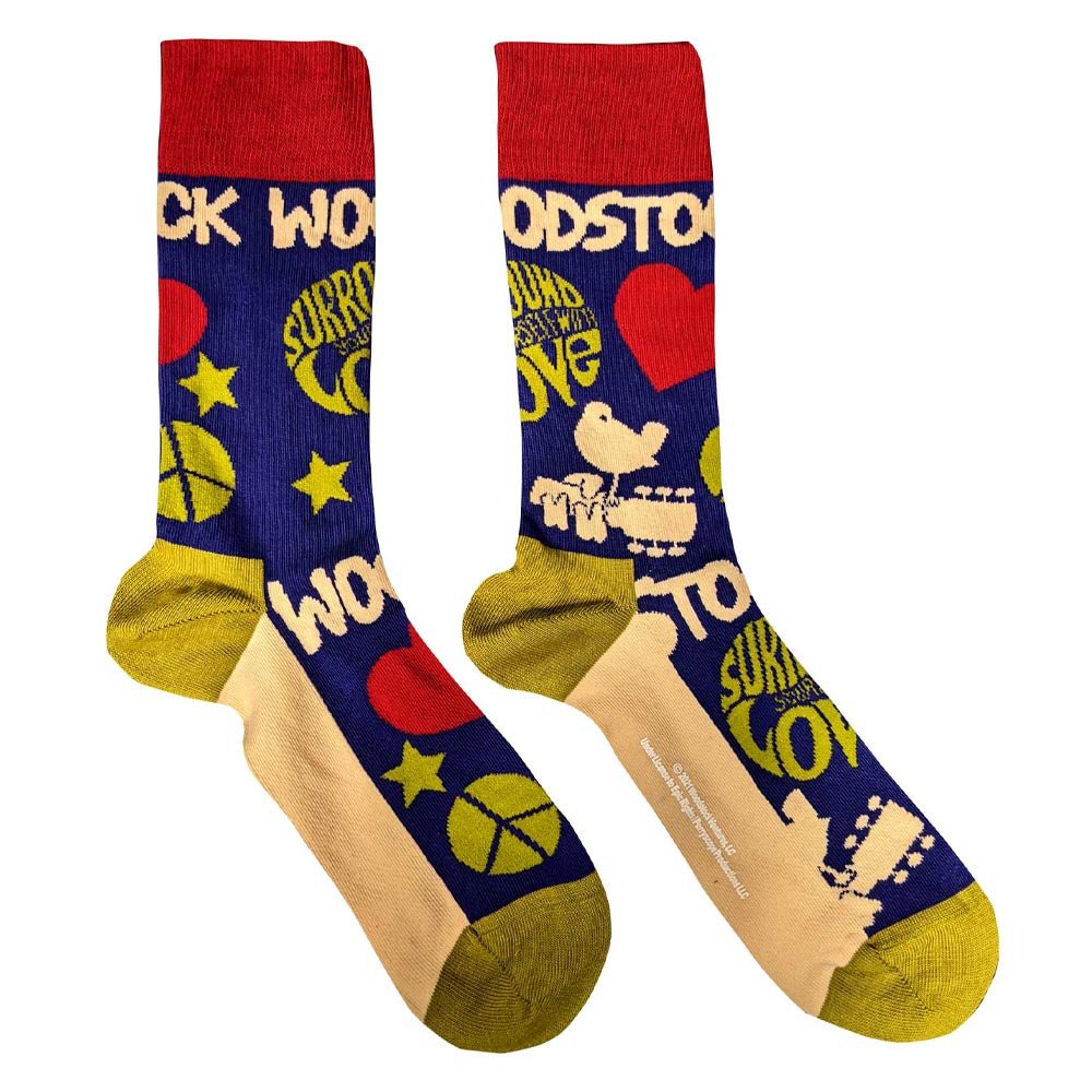 WOODSTOCK ウッドストック (映画公開 55周年 ) - Surround Yourself / ソックス / メンズ 【公式 / オフィシャル】